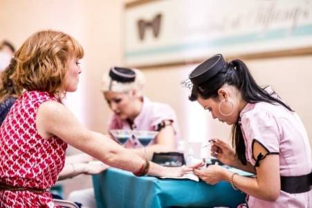 Makeup design artists for hire for catwalk events.