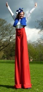 Book our British-themed stilt walkers for public parades in London & the UK.