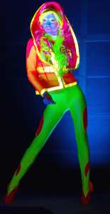 Neon dancers for hire. Our Neonite dancers are available to book for brand activations in the UK & London.