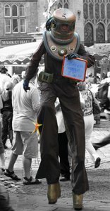Hire our Deep Sea Divers for shopping centre events in London & the UK.