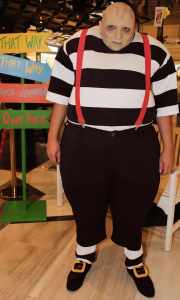 Tweedledee walkabout character for hire. Book our Alice in Wonderland-themed character for corporate events in London & the UK.