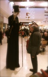 Scrooge Stilt Walker 4