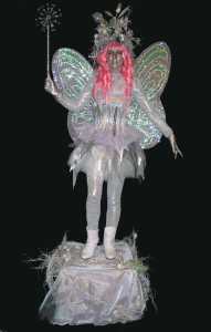 Silver Fairy Stilt Walkers 2