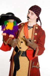 Our Pirate Stilt Walker is available for hire for themed events in London & the UK.