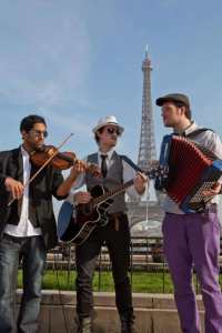 Book our roaming buskers for your event. Our 3 man trio are available for hire in London and around the UK.