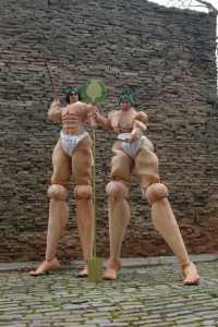 Olympic walkabout act for hire. Our Olympic walkabout acts can be hired around the world.