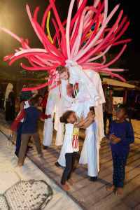 Our Balloon Stilt Walkers are available for hire for themed events in London & the UK.