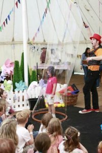 Captain Almighty, children's entertainer.