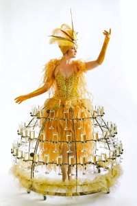 Strolling champagne tables for hire. Book our Dazzling Champagne Girls for award ceremonies in Leicestershire & the UK.