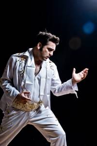 Elvis Presley impersonator for hire in London and the UK.