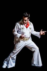 Elvis Presley lookalike singer for hire. You can book our Elvis Presley act in the UK.