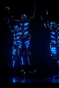 Visually stunning LED dance show
