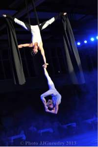 Book our aerial acrobats for corporate events in the UK.
