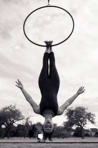 The Versatile Aerialist for hire. Book our aerial hoop performer & stilt walker for corporate events, award ceremonies or family fun days in London & the UK.
