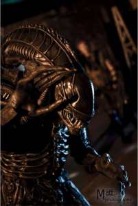 Alien costumed entertainer available to book for movie themed events in London and the UK.
