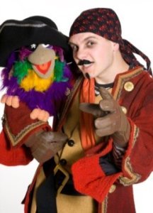 Our walkabout pirate is available for hire for family fun days in London & the UK.