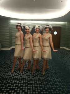1920's-themed dancers for hire. Our Charleston Cats are available to book for corporate events in London & the UK.