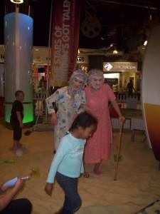 Dancing Grannies for hire. Book our comedy dancers for private parties or shopping centre events in London & the UK.