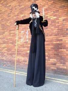 Scrooge Stilt Walker 1