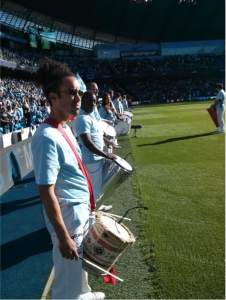 London-based samba band can be booked for corporate events.