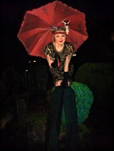 Book our Great Gatsby on Stilts for private events in London & the UK.