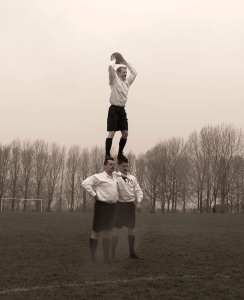 Vintage-themed football act for hire. Book the Football Gents for Victorian-themed events in London & the UK.