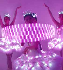 Our LED hula hoop entertainers will spin your guests into a frenzy