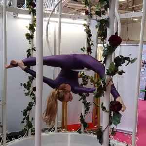 Book our aerial acrobat for product launches in London & the UK.
