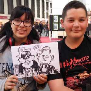 Hire our Caricaturist for product launches in the UK & London.