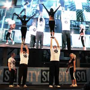 cheerleaders for hire. Our cheer girls can be hired internationally.
