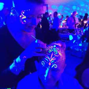 Our talented face painter and her team are available to book for private events in London & the UK.