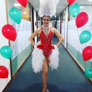 The Sparkling Showgirls for hire. Book our Las Vegas-themed showgirls for product launches in London & the UK.