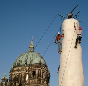 Hire our Ice Tower Climbing Wall for your product launch in London & the UK.