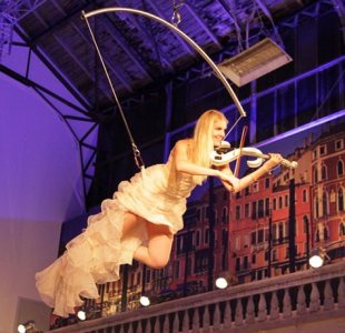 Aerial Violin Acrobat 4
