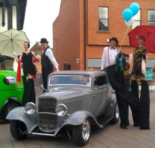 Our Great Gatsby on Stilts is available to book for corporate functions in London & the UK.