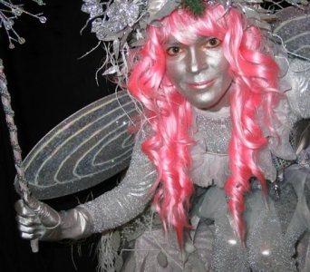 Silver Fairy Stilt Walkers 3
