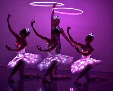 Book our LED Hula Hoop Ballet Dancers for your next event, available across the UK