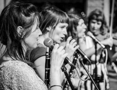 Female vocalists for hire. Our female vocalists can be hired for UK events.