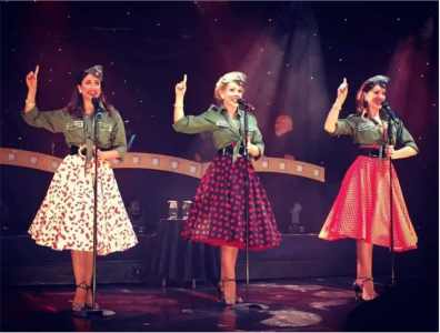 Book our female vocal harmony trio for 1940's-themed events in the UK.