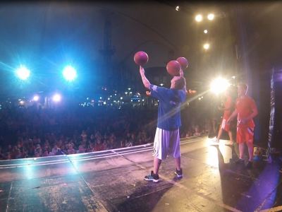 Urban street sports for hire. Book our Basketball Freestylers for sports-themed events in the UK & London.