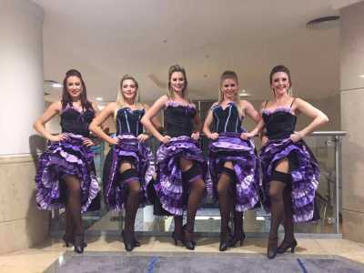 Can-Can Girls for hire. Book our dancers for French Cabaret themed events in London & the UK.