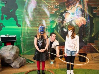 Ben 10-themed children's parties for hire. Book our children's stage show for family fun days in London & the UK.