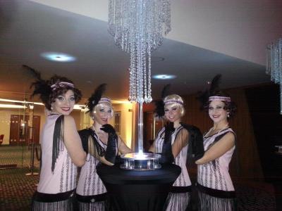 Gatsby dancers for hire. Book the Charleston Cats for Gatsby-themed events in the UK & London.