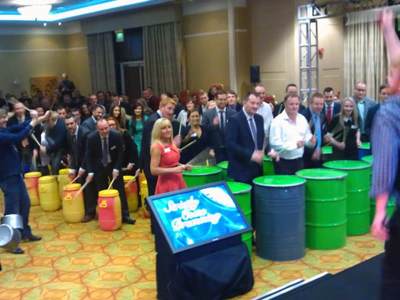 Conference drumming workshops for hire. Book our drumming workshops for conferences in London & the UK.