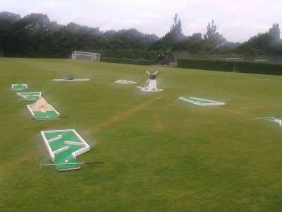 Our Miniature Golf Course can be hired for your corporate family fun day in London & the UK.