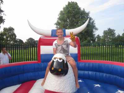 Hire our Sheep Rodeo. Our wild west-themed entertainment is available to book for private parties in London & the UK.