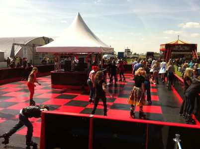 Book our Roller Rink for your family fun day in London & the UK.