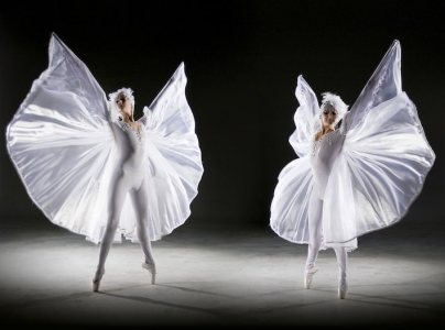 Crystal Winged Ballerina Dancers 1