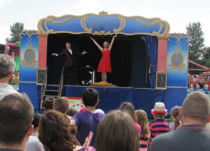 Magic Circus Show for hire. Book our magician for corporate events in London & the UK.