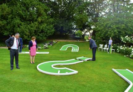 Mini Golf Course Hire For Company Fun Days